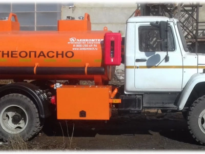 Автотопливозаправщик АТЗ-4,9 на шасси ГАЗ-33086